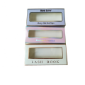 Hot stamping mixed color printing custom brand name eyelash packaging box